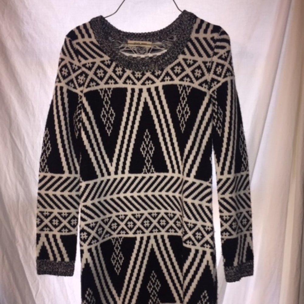 Pink Rose Sweater Dress Size M